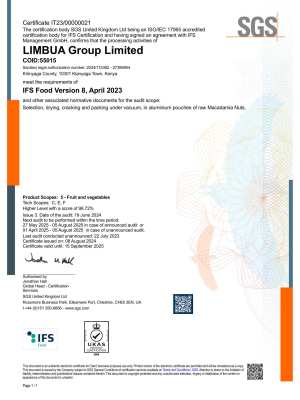 IFS Certificate