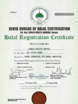Limbua Halal Certificate