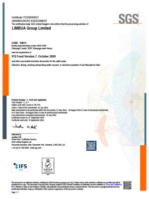 IFS Certificate